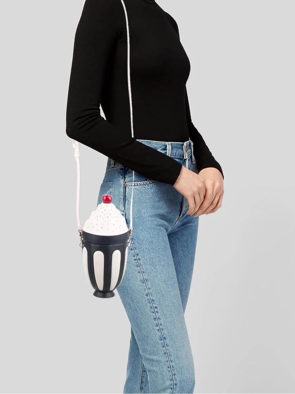 Kate Spade Bing Ice Cream with Cherry Sundae Crossbody Bag MSRP $349